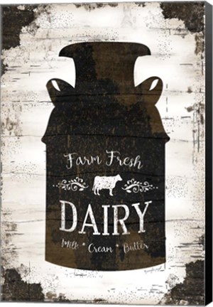 Framed Farmhouse Milk Can Print