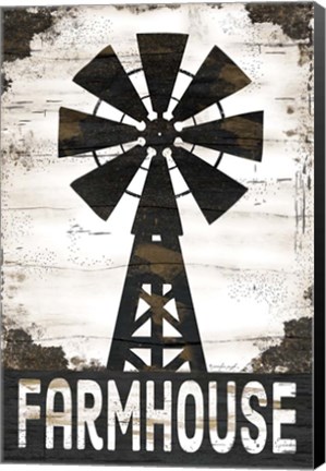 Framed Farmhouse Windmill Print