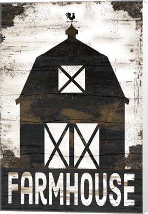 Framed Farmhouse Barn Print