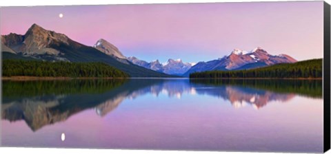 Framed Maligne Lake Print