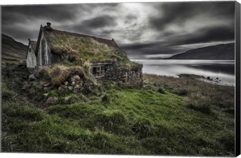Framed Turf And Stones Print