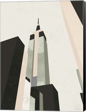 Framed Graphic New York I Print