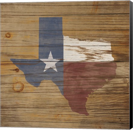 Framed Lone Star Print