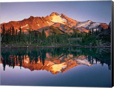 Framed Mount Jefferson Print