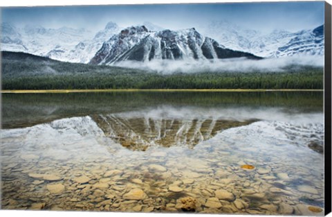 Framed Waterfowl Lake I Print