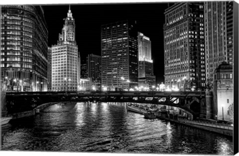 Framed Chicago River Print