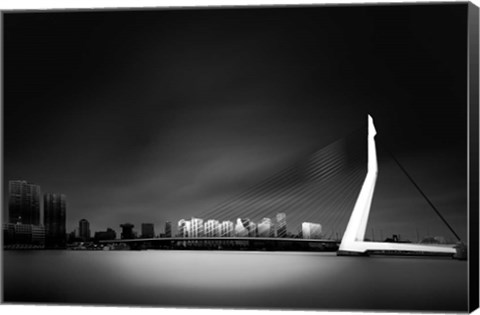 Framed Erasmus Bridge Rotterdam Print
