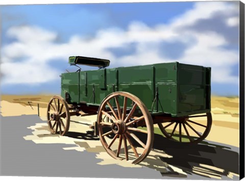 Framed Bold Wagon I Print