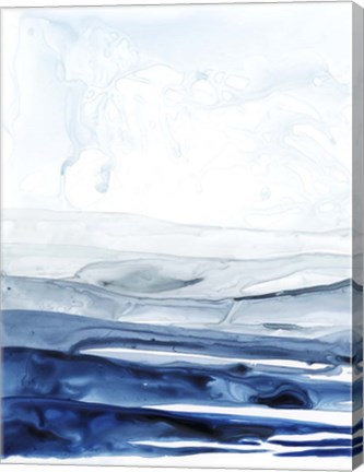 Framed Azure Arctic I Print