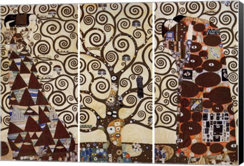 Framed Tree of Life, c.1909  (triptych) Print