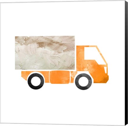 Framed Truck With Paint Texture - Part III Print