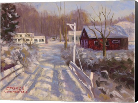 Framed Coming Into Winter Print