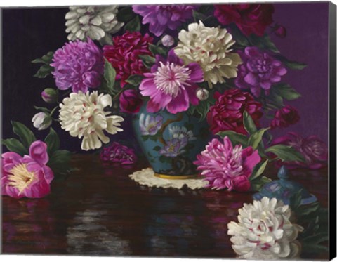 Framed Imperial Peonies Print