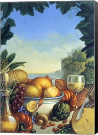 Framed Mediteranean Still Life Print