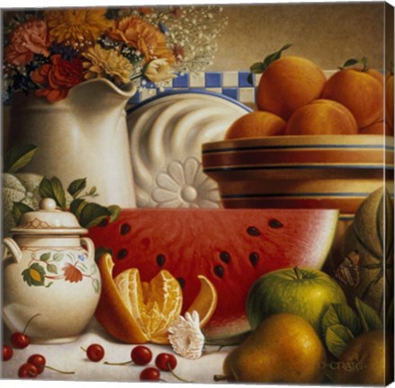 Framed Country Fruit Print