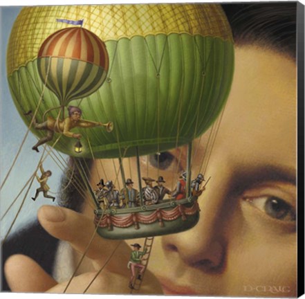 Framed Gulliver&#39;s Travels Print