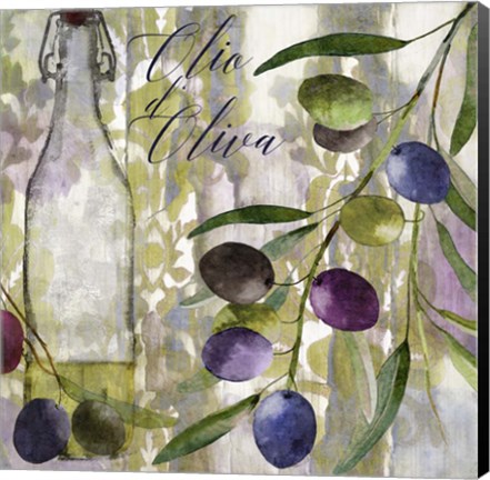 Framed Colors Of Tuscany I Print