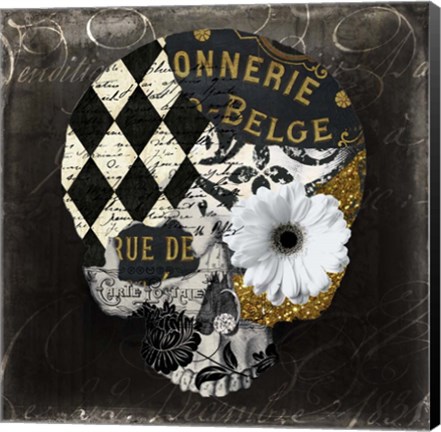 Framed Paris Halloween I Print