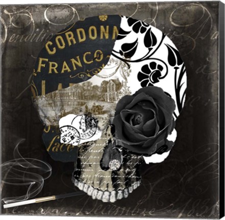 Framed Paris Halloween II Print