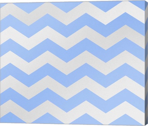 Framed Xmas Chevron 3 Print