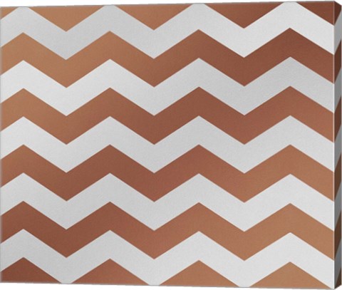 Framed Xmas Chevron 4 Print