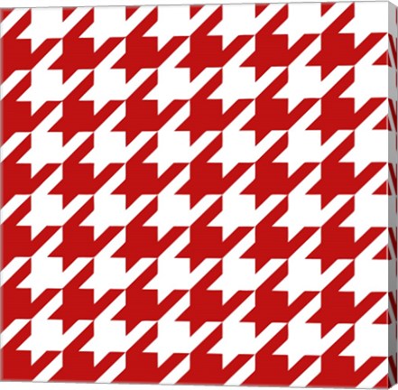 Framed Xmas Houndstooth 2 Print