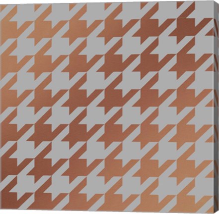 Framed Xmas Houndstooth 4 Print