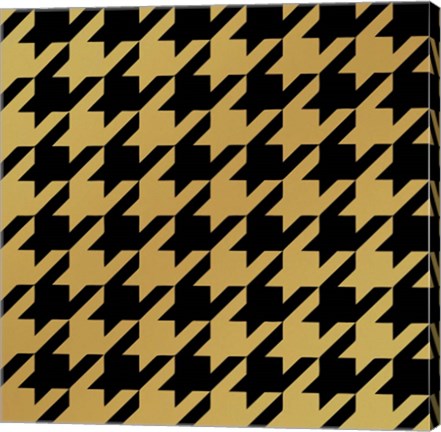 Framed Xmas Houndstooth 5 Print