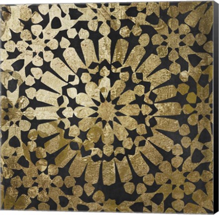 Framed Moroccan Gold III Print