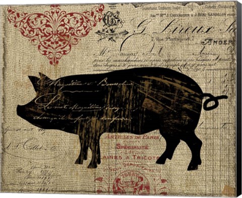 Framed Paris Farms II Print