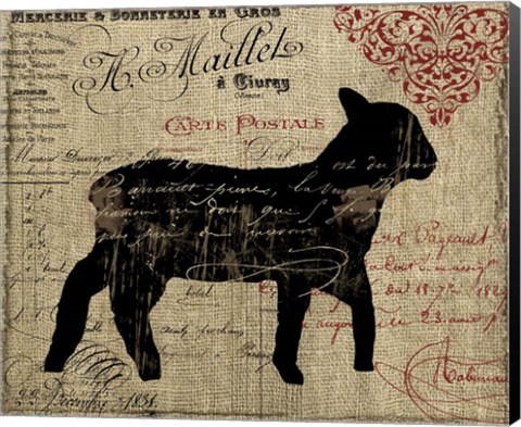 Framed Paris Farms III Print