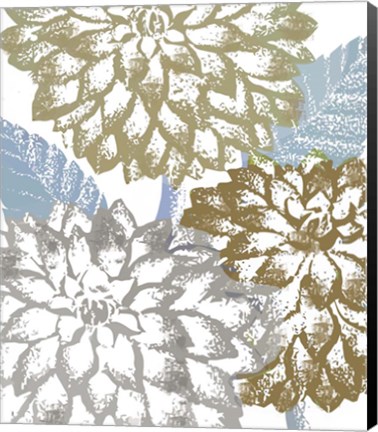 Framed Sea Dahlias II Print