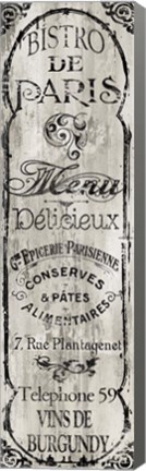 Framed Paris Bistro II Print