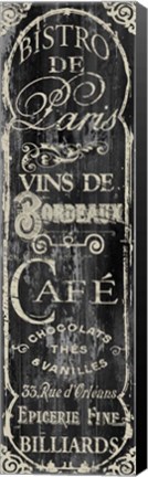 Framed Paris Bistro VII Print