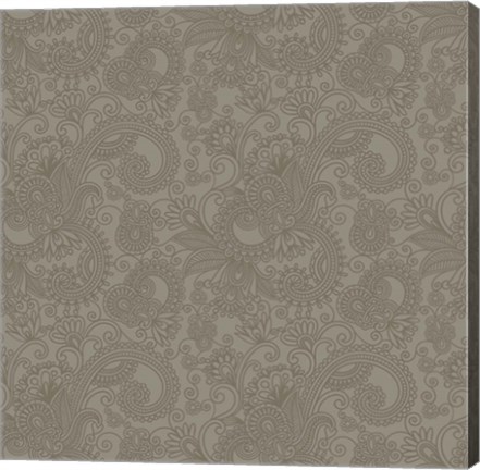 Framed Damask Sage Print