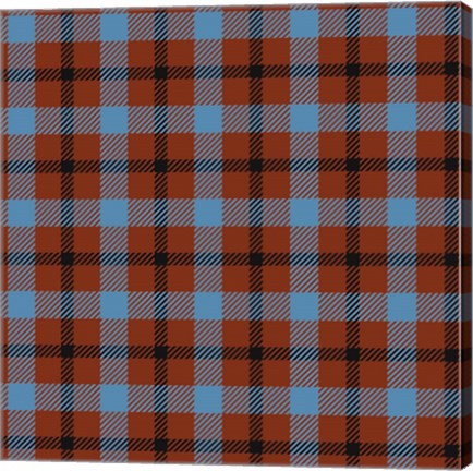 Framed Plaid Red Print