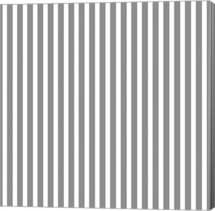 Framed Grey Stripes Print