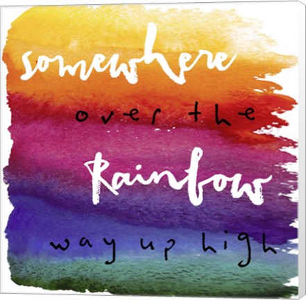 Framed Somewhere Print