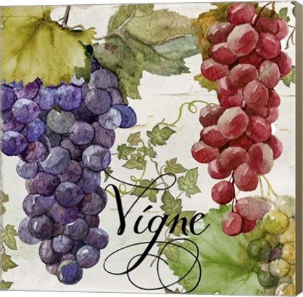 Framed Wines of Paris I Print