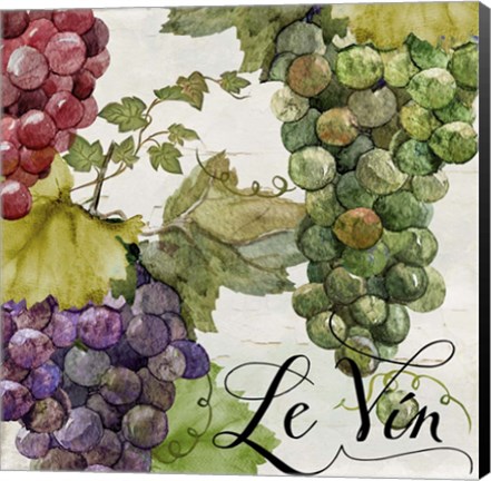 Framed Wines of Paris II Print