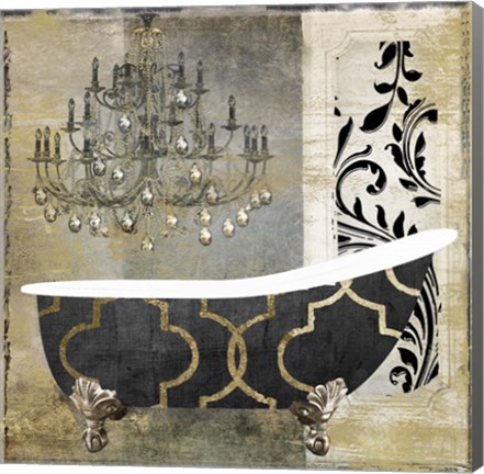 Framed Paris Bath II Print