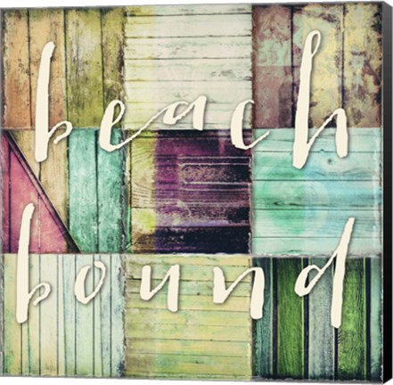 Framed Beach Bound Print