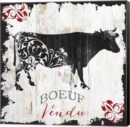 Framed Ferme I Print