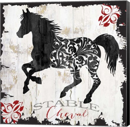 Framed Ferme II Print