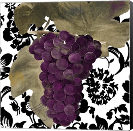 Framed Grape Suzette I Print
