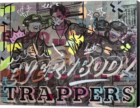 Framed Everybody Trappers Print