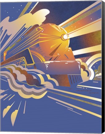 Framed Bullet Train Print