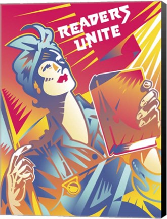 Framed Readers Unite Print