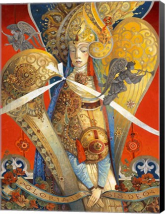 Framed Gloria in Excelsis Deo Print