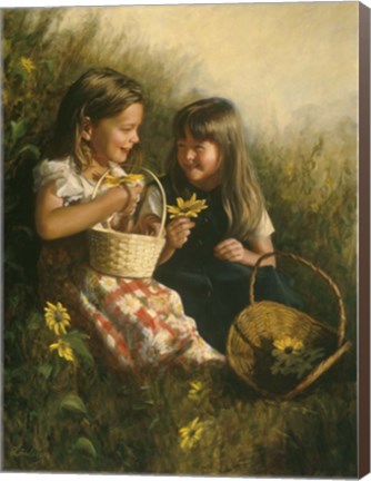 Framed Flowers Of Summer Print